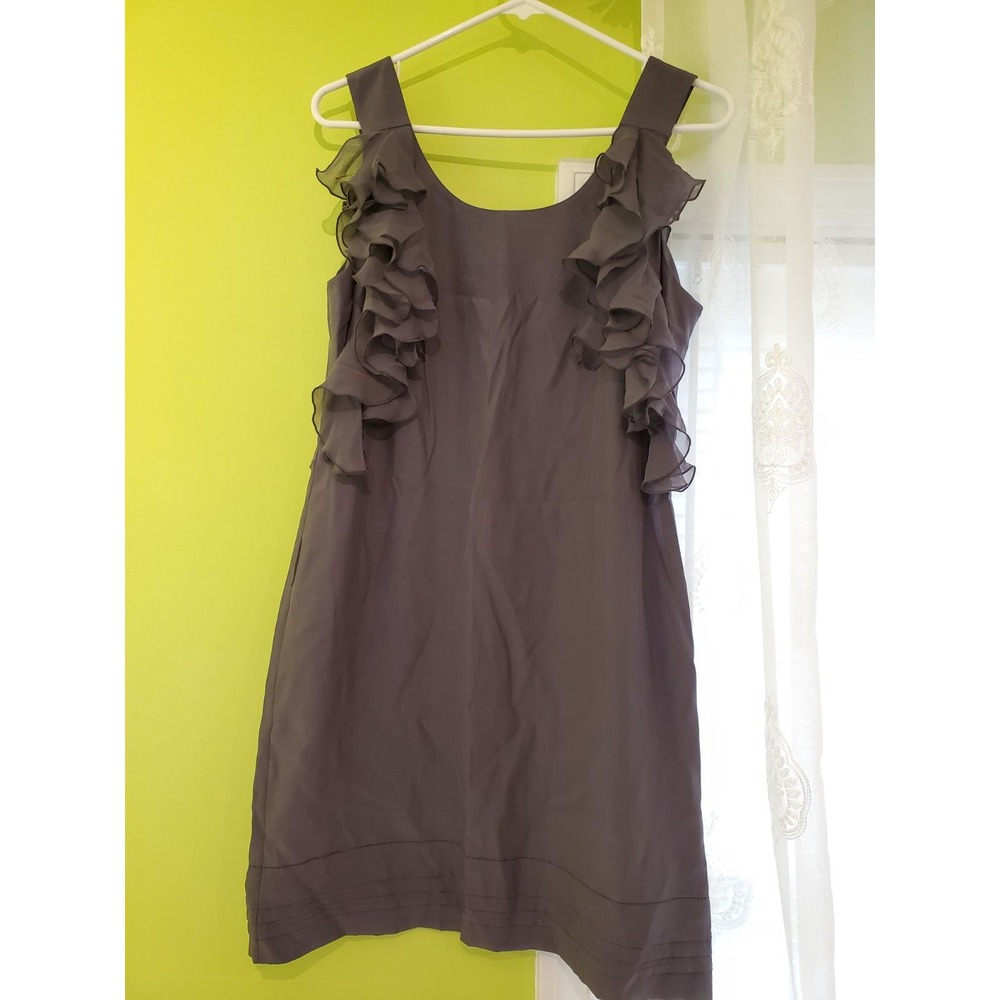 Juicy couture ruffle gray dress size 4